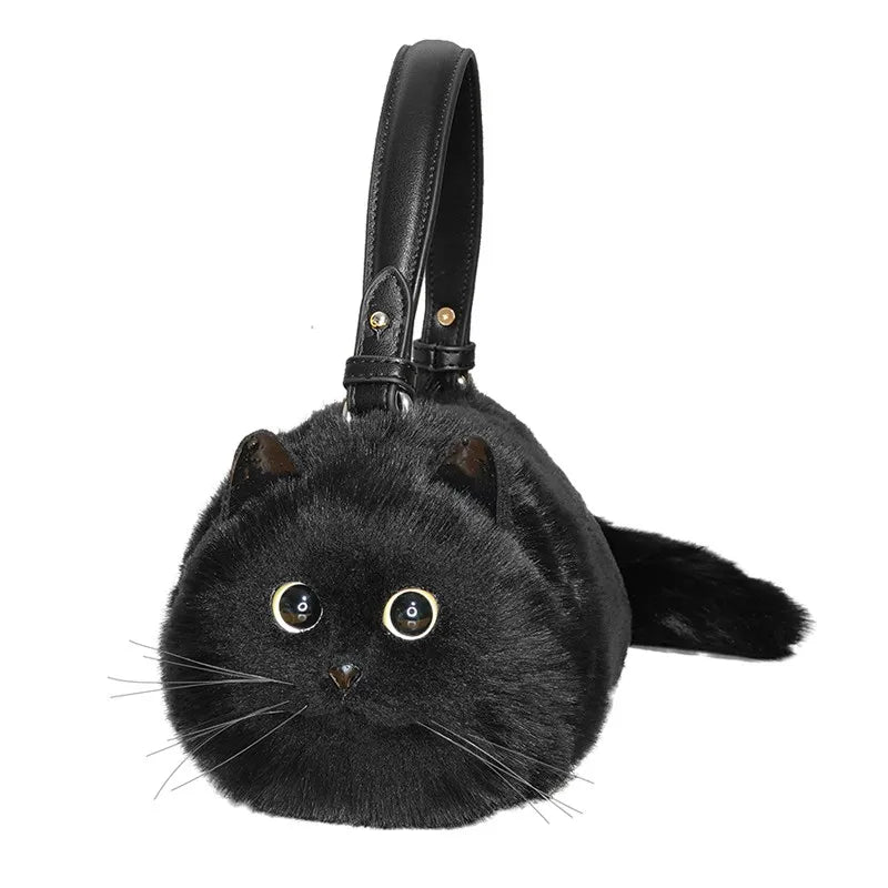 Luxuriöse Damenhandtasche – Süße Katzen-Tragetasche & Umhängetasche