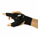 Guantes Linterna LED – Herramienta de Exterior Impermeable sin Dedos