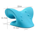 Relajador cervical de cuello – Almohada de estiramiento y masaje para la columna vertebral