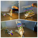 LED-Nachrichtentafel – DIY-Acryl-Schreibtafel mit 7 Stiften