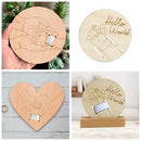 Letrero de madera conmemorativo para bebés – Regalo grabado para recién nacidos para padres