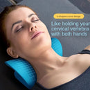 Relajador cervical de cuello – Almohada de estiramiento y masaje para la columna vertebral