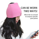 Gorro de gel helado para el dolor de cabeza – Gorro de compresión fría para aliviar la migraña