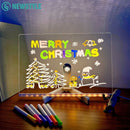 LED-Nachrichtentafel – DIY-Acryl-Schreibtafel mit 7 Stiften