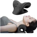 Relajador cervical de cuello – Almohada de estiramiento y masaje para la columna vertebral