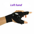 Guantes Linterna LED – Herramienta de Exterior Impermeable sin Dedos