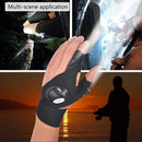 Guantes Linterna LED – Herramienta de Exterior Impermeable sin Dedos