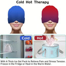 Gorro de gel helado para el dolor de cabeza – Gorro de compresión fría para aliviar la migraña